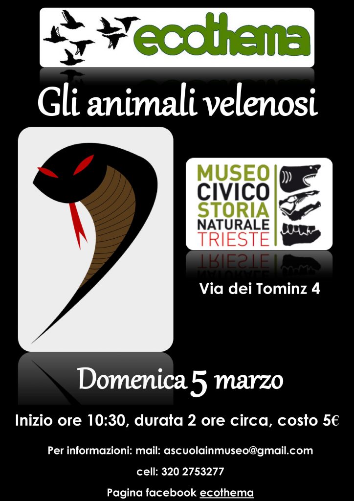 ecothema animali velenosi